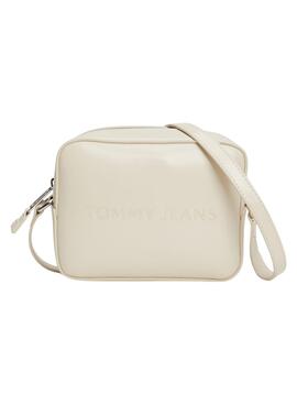 Bolso bandolera Tommy Hilfiger Essential Must Camera beige para mujer