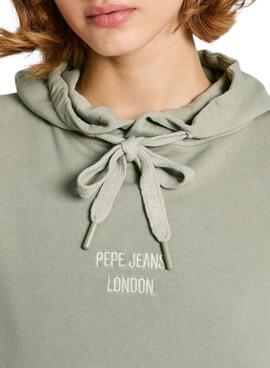 Sudadera Pepe Jeans Evelina verde para mujer