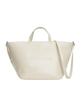 Bolso Tommy Hilfiger  Essential Must Mini Tote beige para mujer