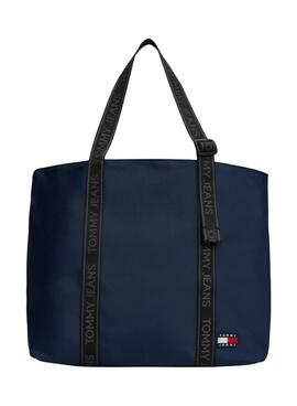 Bolso Tommy Jeans Essential Daily Tote marino para mujer