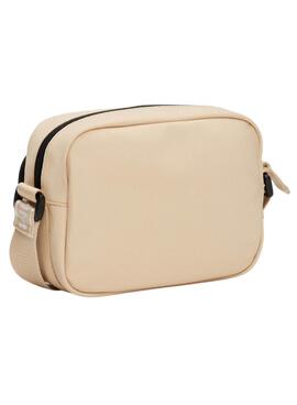 Bolso Tommy Jeans Essential Daily Crossover beige para mujer