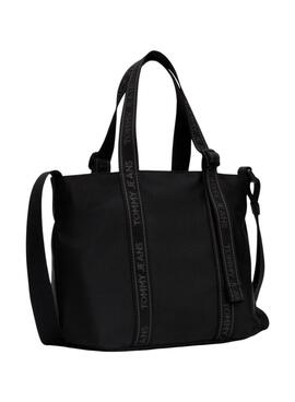 Bolso Tommy Jeans Essential Daily Mini Tote negro para mujer