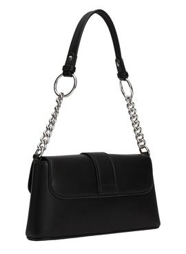 Bolso Tommy Jeans Idol Shoulder negro para mujer