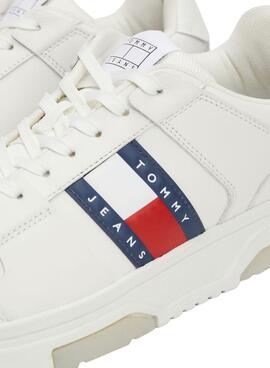 Zapatillas Tommy Jeans Brooklyn blanco para hombre