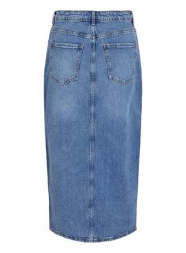 Falda Vila Vijaf midi denim para mujer