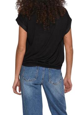 Camiseta Vila Viellette negro para mujer