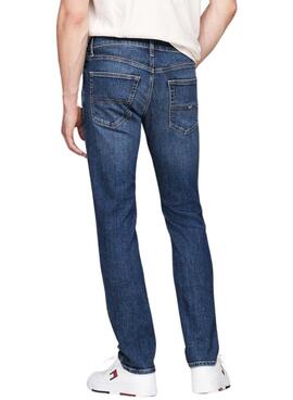 Pantalón vaquero Tommy Jeans Scanton Slim azul para hombre