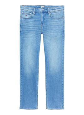 Pantalón vaquero Tommy Jeans Scanton Slim azul claro para hombre