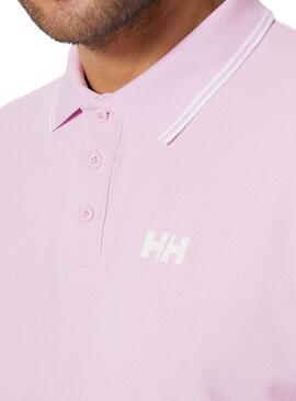 Polo Helly Hansen Kos UPF 50 rosa para hombre