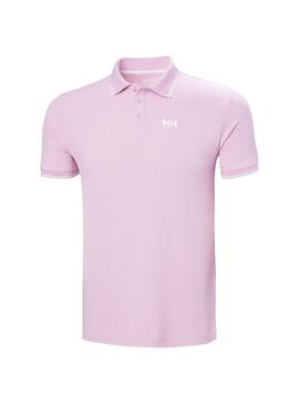 Polo Helly Hansen Kos UPF 50 rosa para hombre