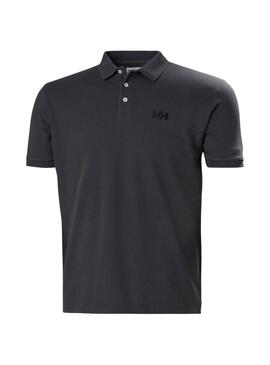 Polo Helly Hansen Malcesine negro antracita para hombre