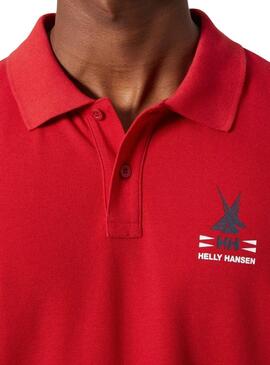 Polo Helly Hansen Koster rojo para hombre