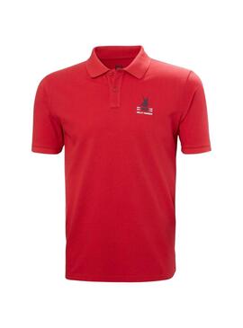 Polo Helly Hansen Koster rojo para hombre