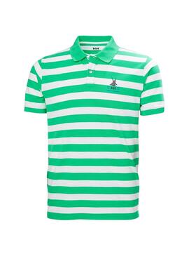 Polo Helly Hansen Koster rayas verdes y blancas