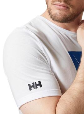 Camiseta Helly Hansen HP Race blanco para hombre