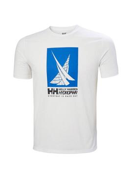 Camiseta Helly Hansen HP Race blanco para hombre