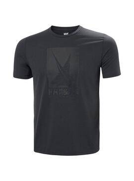 Camiseta Helly Hansen HP Race antracita para hombre