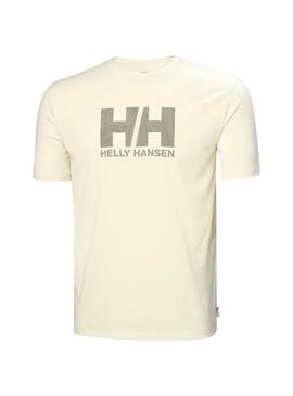 Camiseta Helly Hansen Skog UPF 40 amarillo para hombre