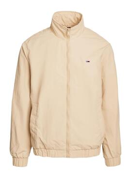 Chaqueta cortavientos Tommy Hilfiger Essential beige para hombre