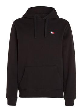 Sudadera  Tommy Jeans con capucha negro para hombre