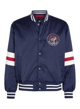 Cazadora bomber Tommy Jeans Varsity Explorer marino para hombre