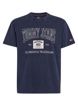 Camiseta Tommy Jeans Archive marino para hombre