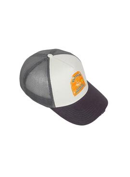 Gorra El Pulpo Sealovers blanco y azul para hombre