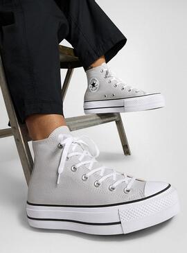 Zapatillas Converse Chuck Taylor Lift Platform Gris 