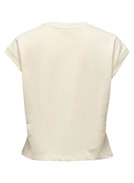 Camiseta Only Ellie blanco para mujer