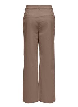 Pantalón Only Stella tostado para mujer