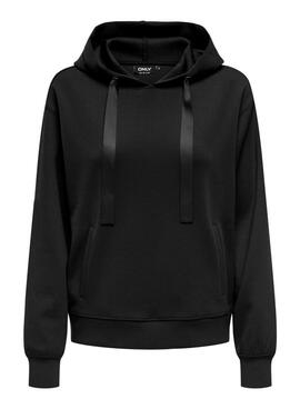 Sudadera Only Lalina negro para mujer