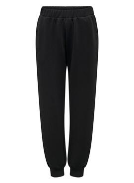 Pantalón jogger Only Lalina negro para mujer