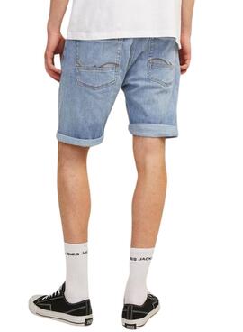 Bermudas Jack and Jones Chris Wood denim claro para hombre