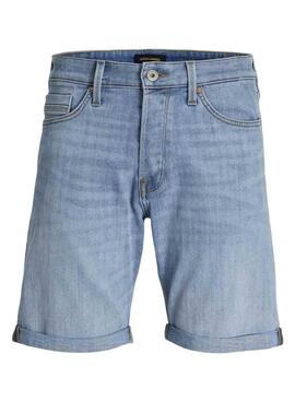 Bermudas Jack and Jones Chris Wood denim claro para hombre