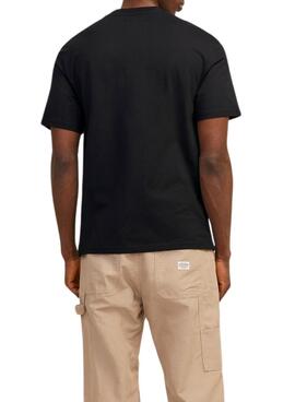 Camiseta Jack and Jones Jorsequoia negro para hombre