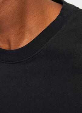 Camiseta Jack and Jones Jorsequoia negro para hombre