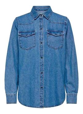 Sobrecamisa Only Peony denim para mujer