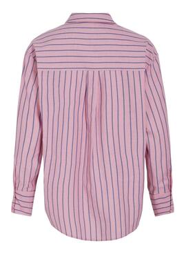 Camisa Vila Viblomi rosa para mujer