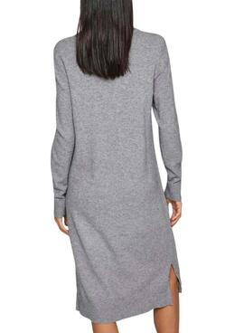 Vestido Vila Viril gris para mujer