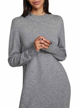 Vestido Vila Viril gris para mujer