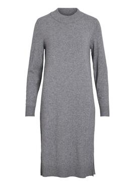 Vestido Vila Viril gris para mujer