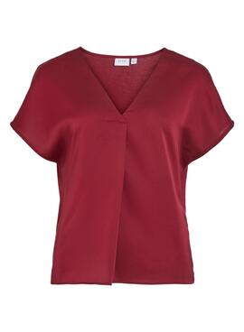 Top Vila Viellette granate para mujer