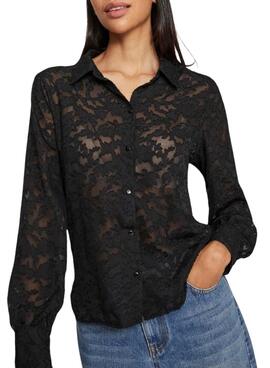 Camisa Vila Viflema negro para mujer