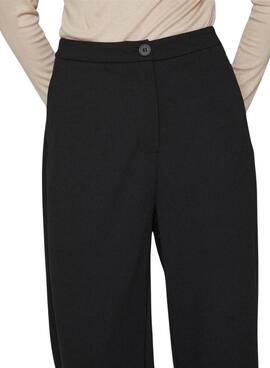 Pantalón Vila Viclava negro para mujer