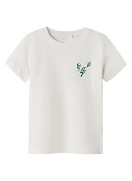 Camiseta Name It Karletto blanco roto para niño