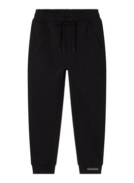 Pantalón Jogger Name It Rabbe negro para niño