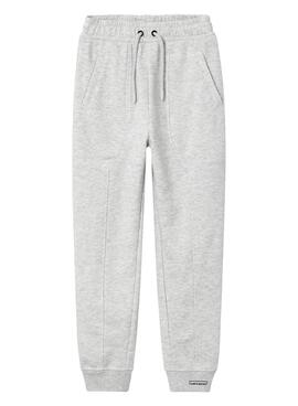 Pantalón jogger Name It Rabbe gris para niño