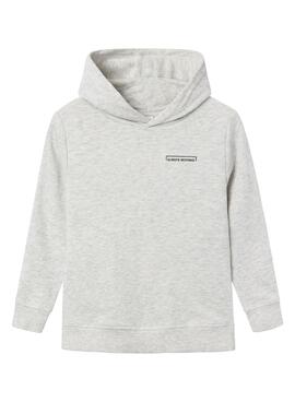 Sudadera Name It Rabbe gris para niño