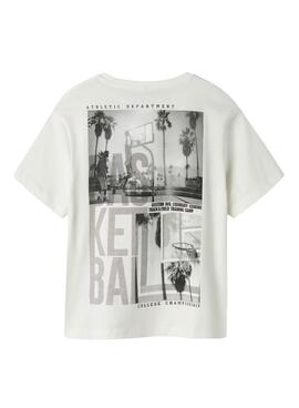 Camiseta Name It Kelfon blanco para niño