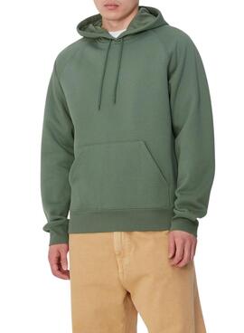 Sudadera Carhartt Chase verde para hombre